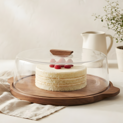 Cake Serving Platter with Lid